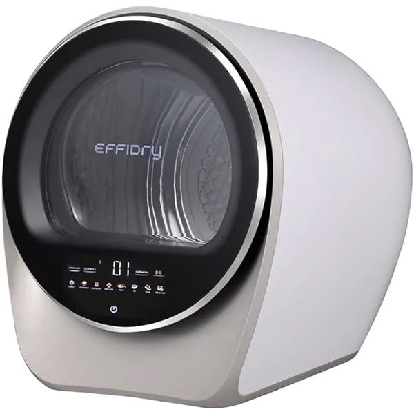 Fiestas Patrias del Perú-Secadora de ropa portátil S3: ultrarrápida, capacidad de 1 pie cúbico, 110 V, color blanco nieve, compacta para condominios, apartamentos, casas rodantes, autos y camionetas.